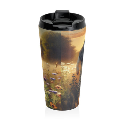 "Sweet Summer Sunset" - The Alien Stainless Steel Travel Mug Romanticism Style