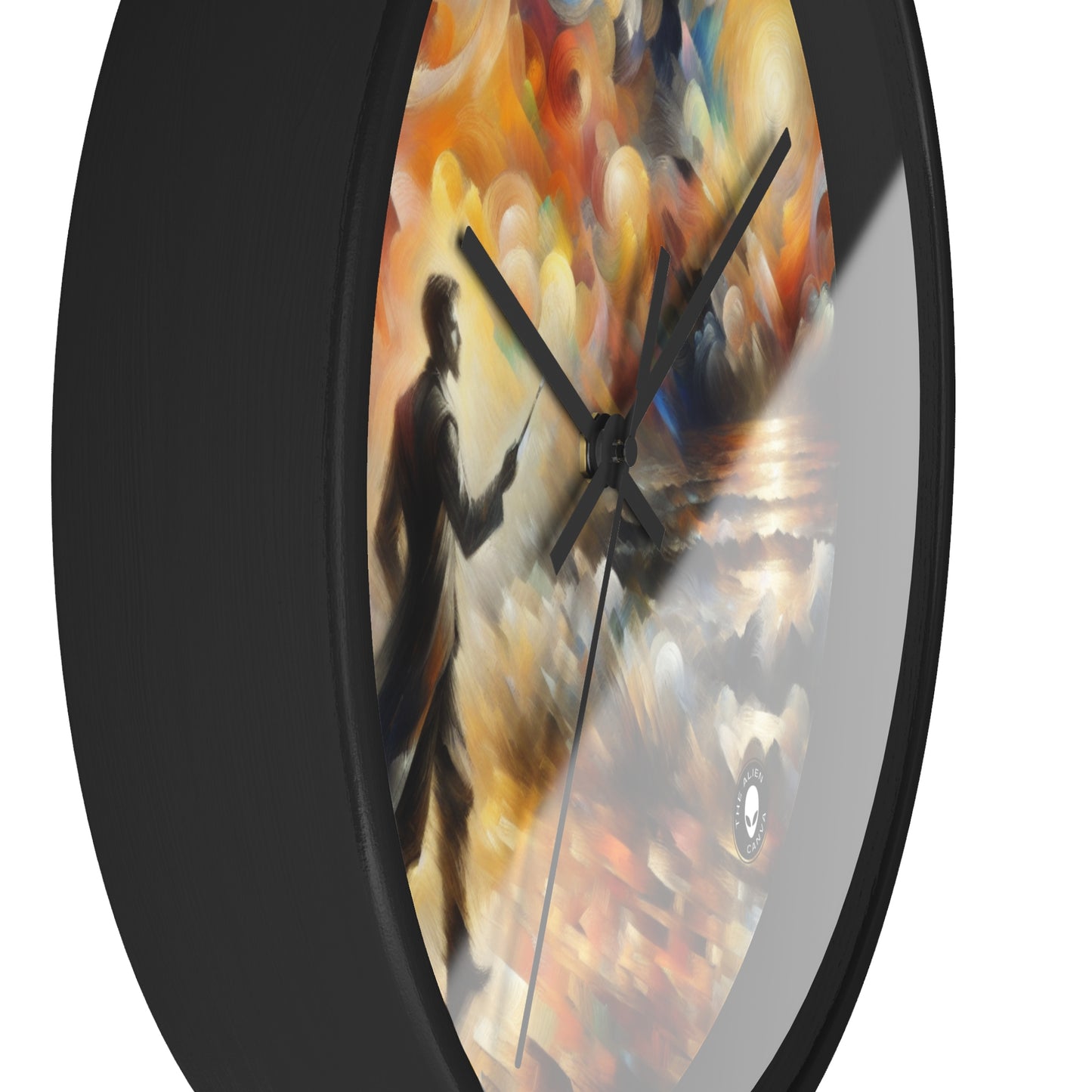 "Metamorphosis in the Enchanted Forest" - The Alien Wall Clock Symbolism