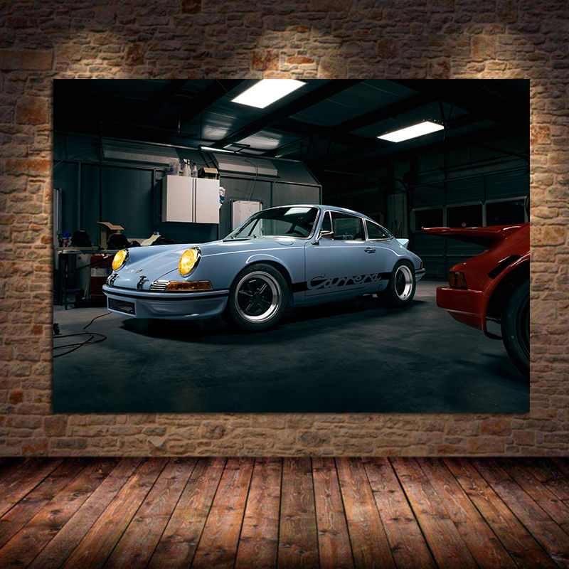 Sports Car Canvas Poster Printing