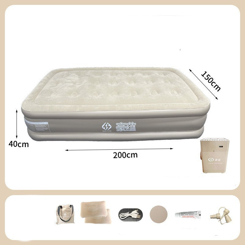 Thickened Flocking Bed Folding Floatation Bed