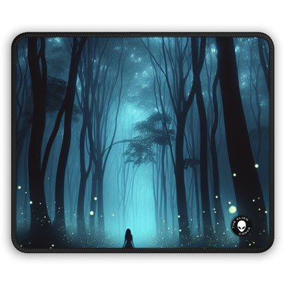 "Guided by Fireflies: A Forest's Secret Lightshow" - The Alien Gaming Mouse Pad