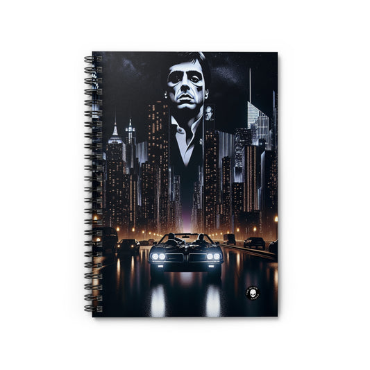 "Le monde est à moi : A City Drive" - ​​The Alien Spiral Notebook (Ligne lignée)