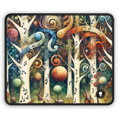 "Melodic Enchantment: The Instrumental Forest" - The Alien Gaming Mouse Pad