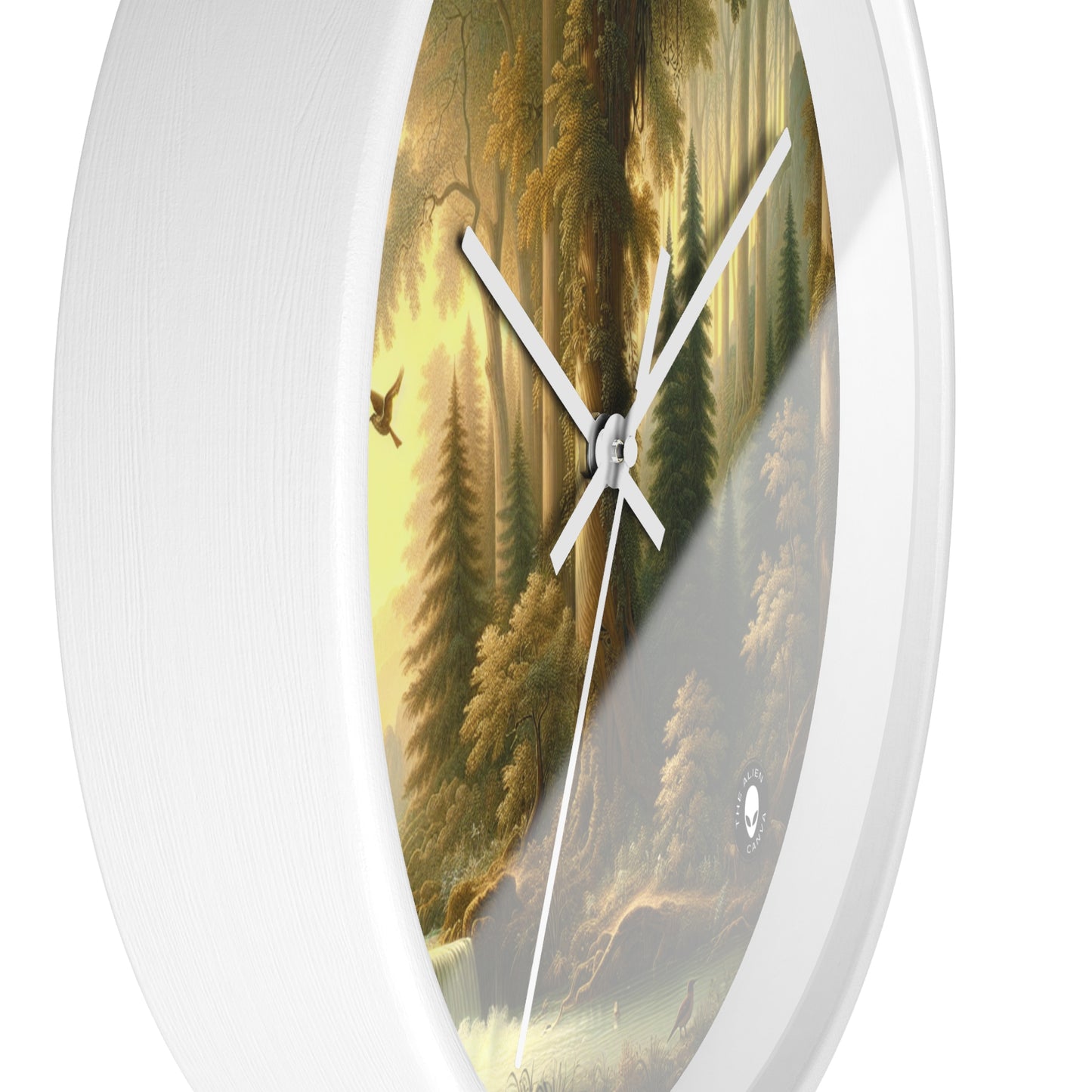 "Tranquil Forest Glen": el reloj de pared alienígena