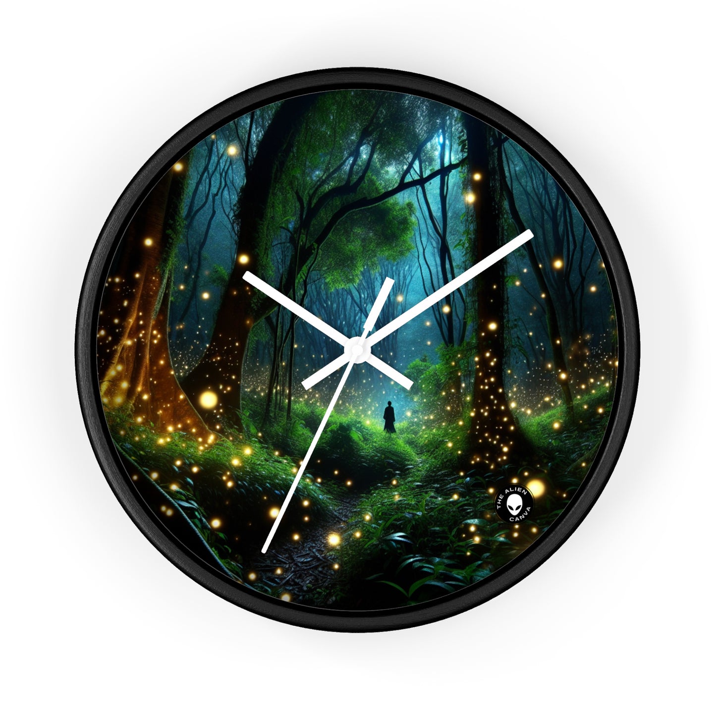 "Enchanted Night" - The Alien Wall Clock