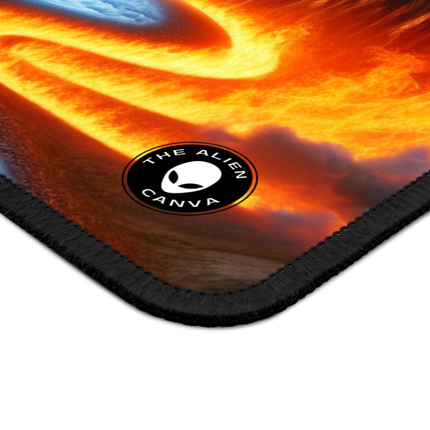 "Fusion of Elements: Harmony in Contrast" - The Alien Gaming Mouse Pad