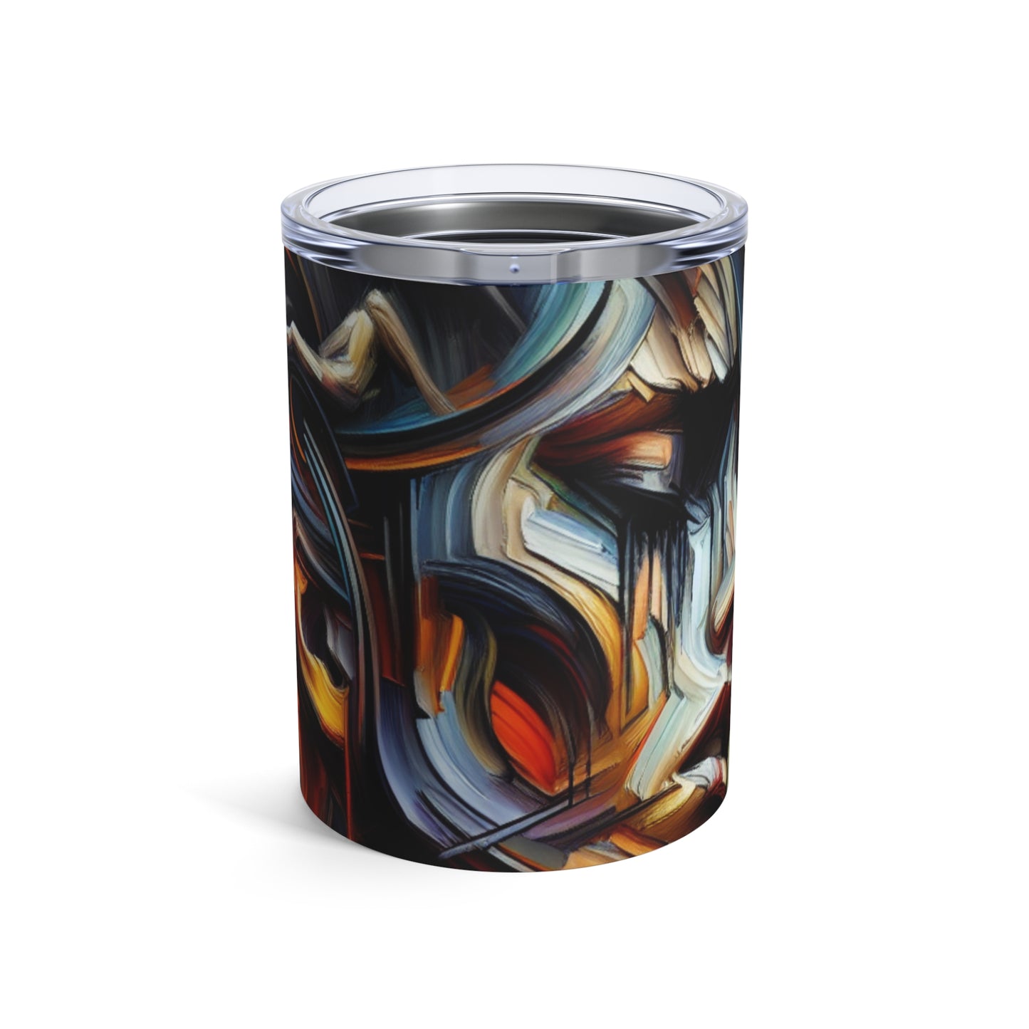 "Night Pulse: Expresiones del caos urbano" - The Alien Tumbler 10oz Expresionismo