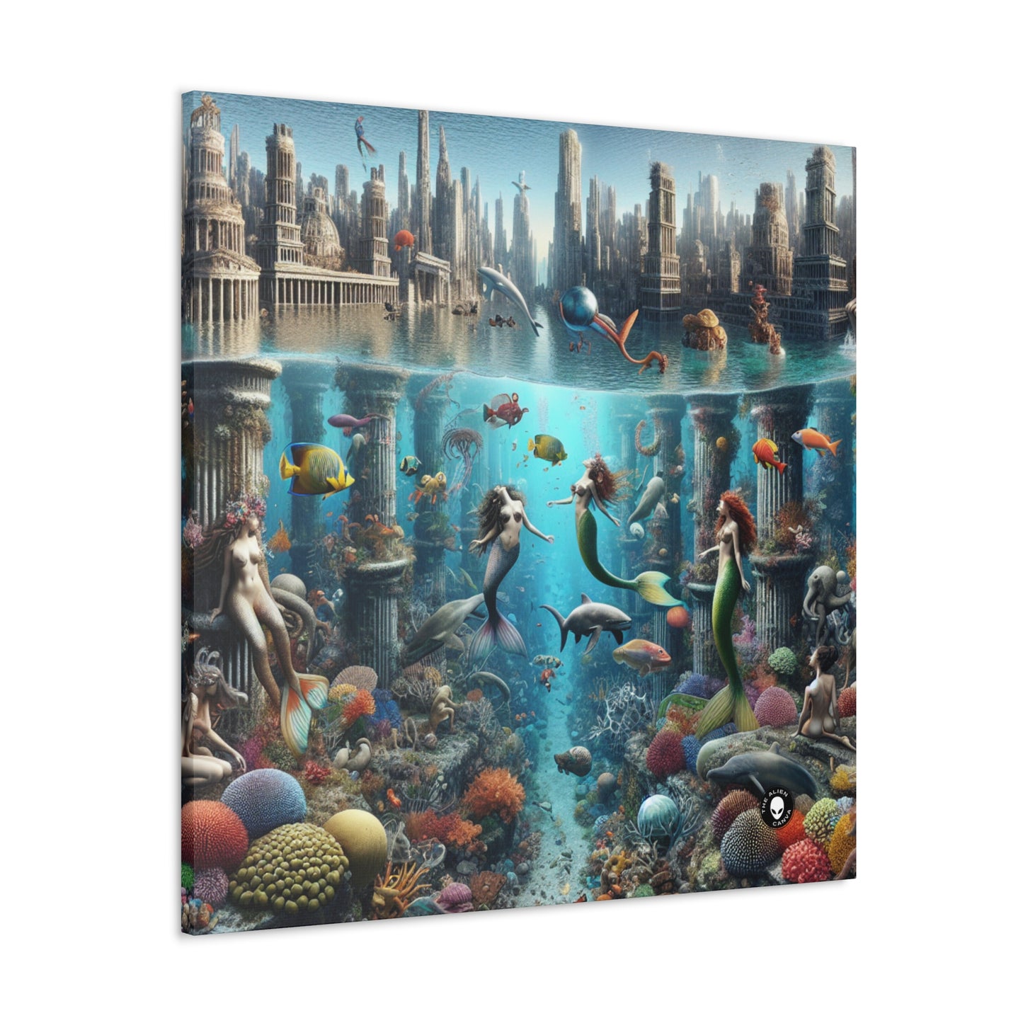 "Seascape Serenity: An Underwater Haven" - The Alien Canva