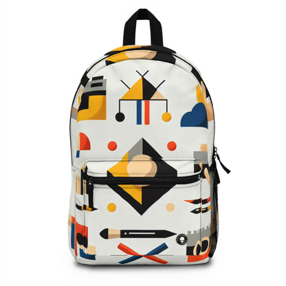 "Geometría tranquila: arte paisajístico minimalista" - The Alien Backpack Minimalist Art