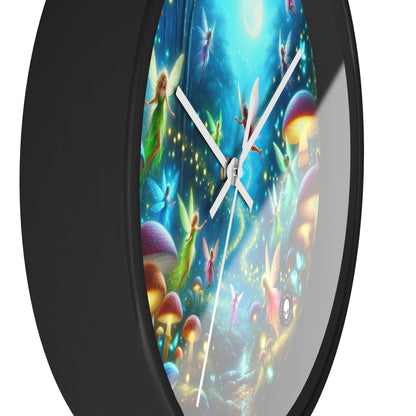 "Fairy Dance in the Glowing Forest" - The Alien Wall Clock