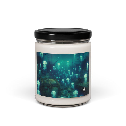 "Glowing Jellyfishes in the Deep" - The Alien Scented Soy Candle 9oz