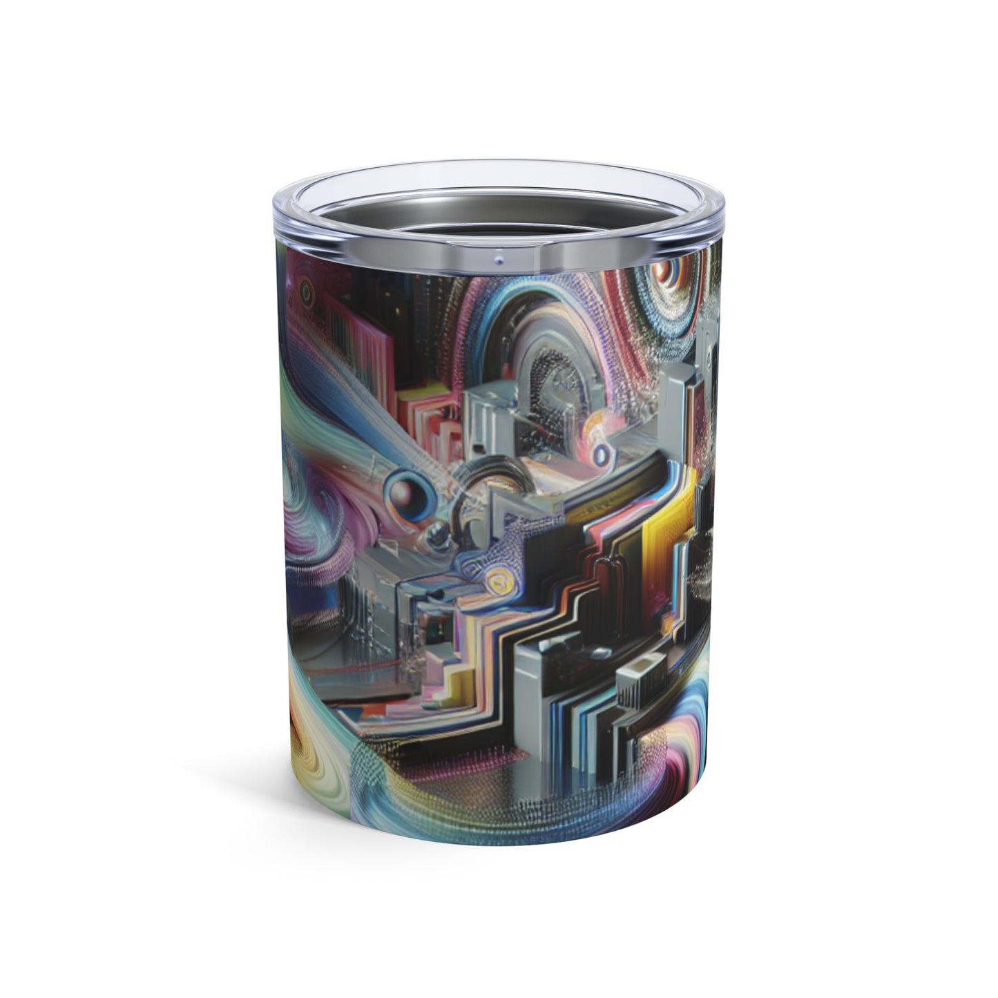 "Noches de neón: un sueño urbano futurista" - The Alien Tumbler 10oz Arte digital