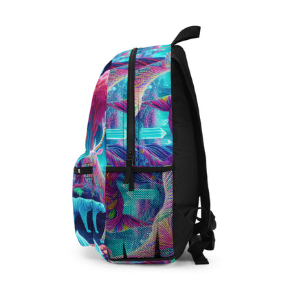 "Glowing Enchantment: Neon Forest" - The Alien Backpack