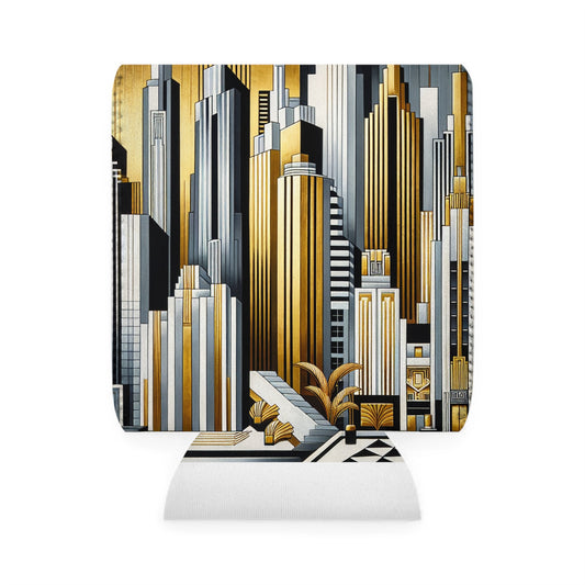 "Artistic Deco Dreamscape" - The Alien Can Cooler Funda Art Deco