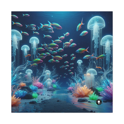 "Neon Dreams: The Underwater Wonderland" - The Alien Canva