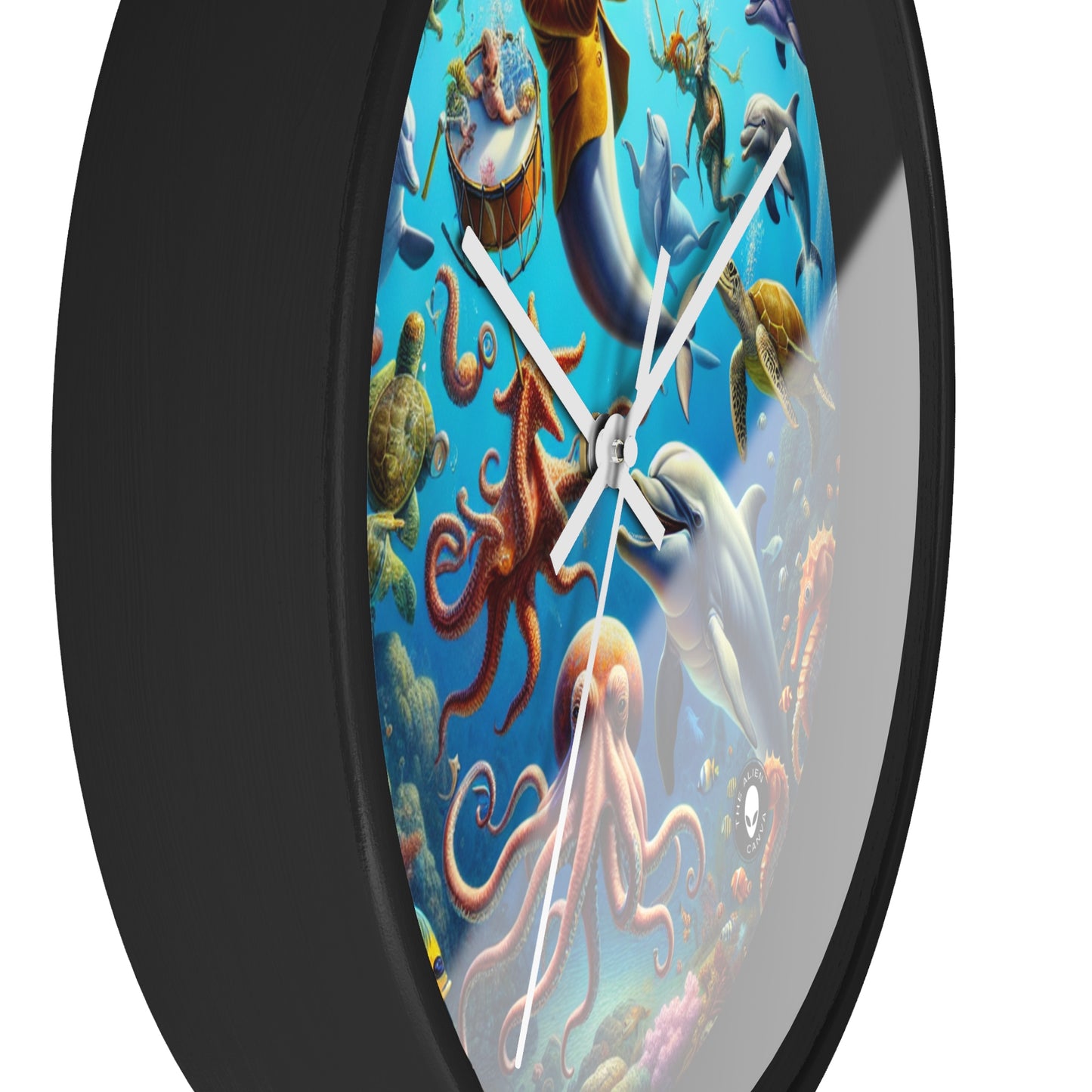 "Musical Reef Spectacle" - The Alien Wall Clock