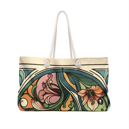 "Profondeurs enchanteresses : une ode Art nouveau au royaume sous-marin" - The Alien Weekender Bag Art Nouveau