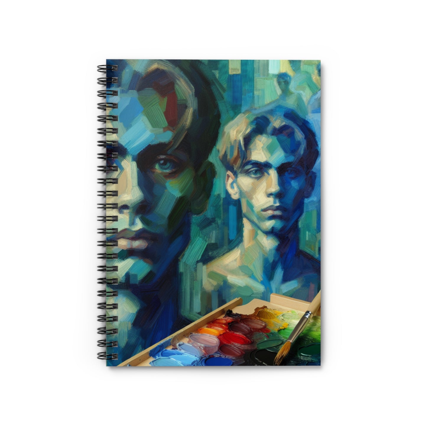 "Soothing Gaze" - The Alien Spiral Notebook (Ruled Line) Expressionism Style