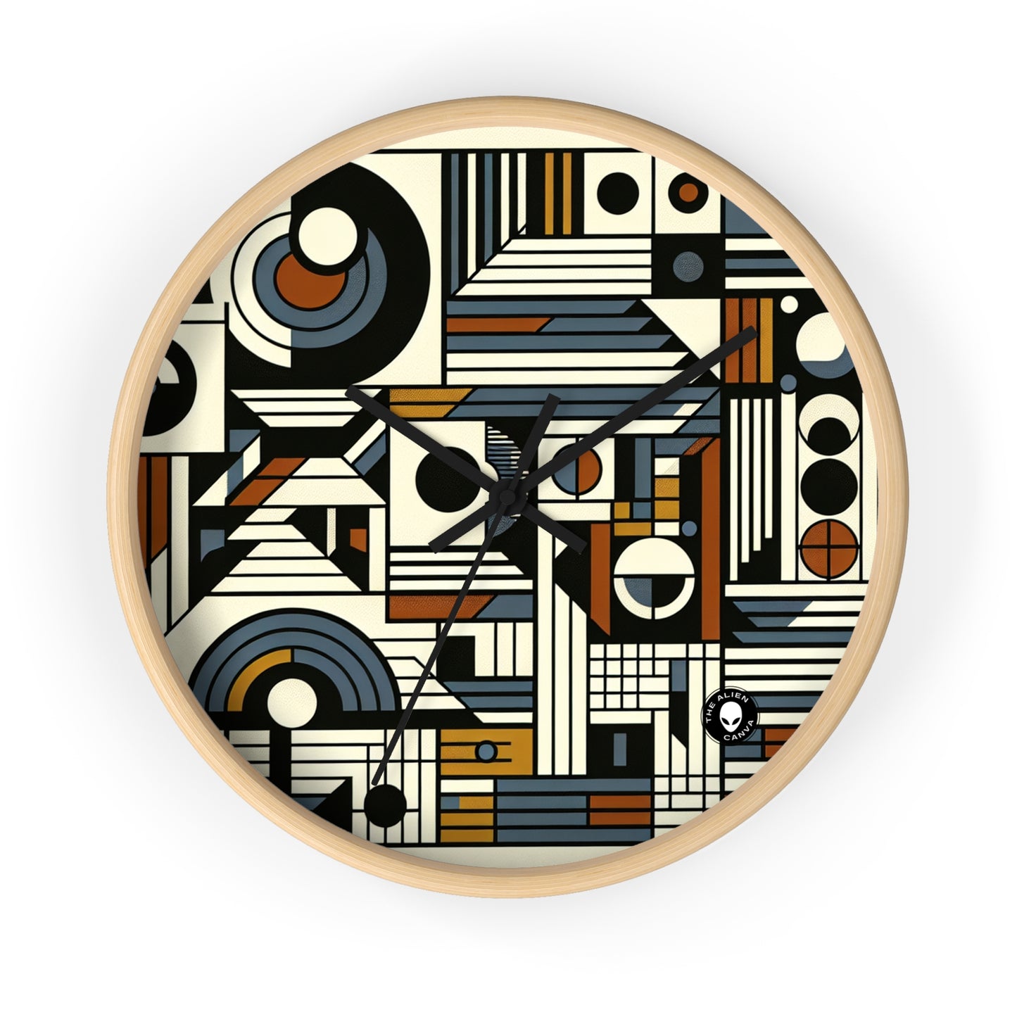 "Urban Elegance: A Concrete Art Exploration" - The Alien Wall Clock Concrete Art