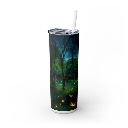 "Firefly Dusk" - Le verre fin Alien Maars® avec paille 20 oz