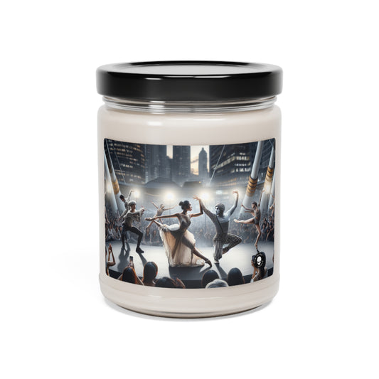 "Seasonal Elements: A Dynamic Performance Art Piece" - The Alien Scented Soy Candle 9oz Performance Art