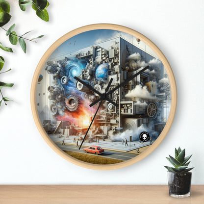 "Symbolic Transformations: Conceptual Realism in Everyday Objects" - The Alien Wall Clock Conceptual Realism