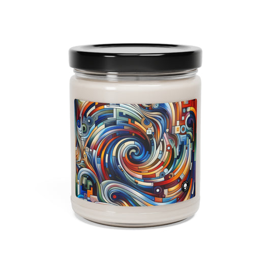 "Harmony in Motion: A Kinetic Exploration" - The Alien Scented Soy Candle 9oz Kinetic Art