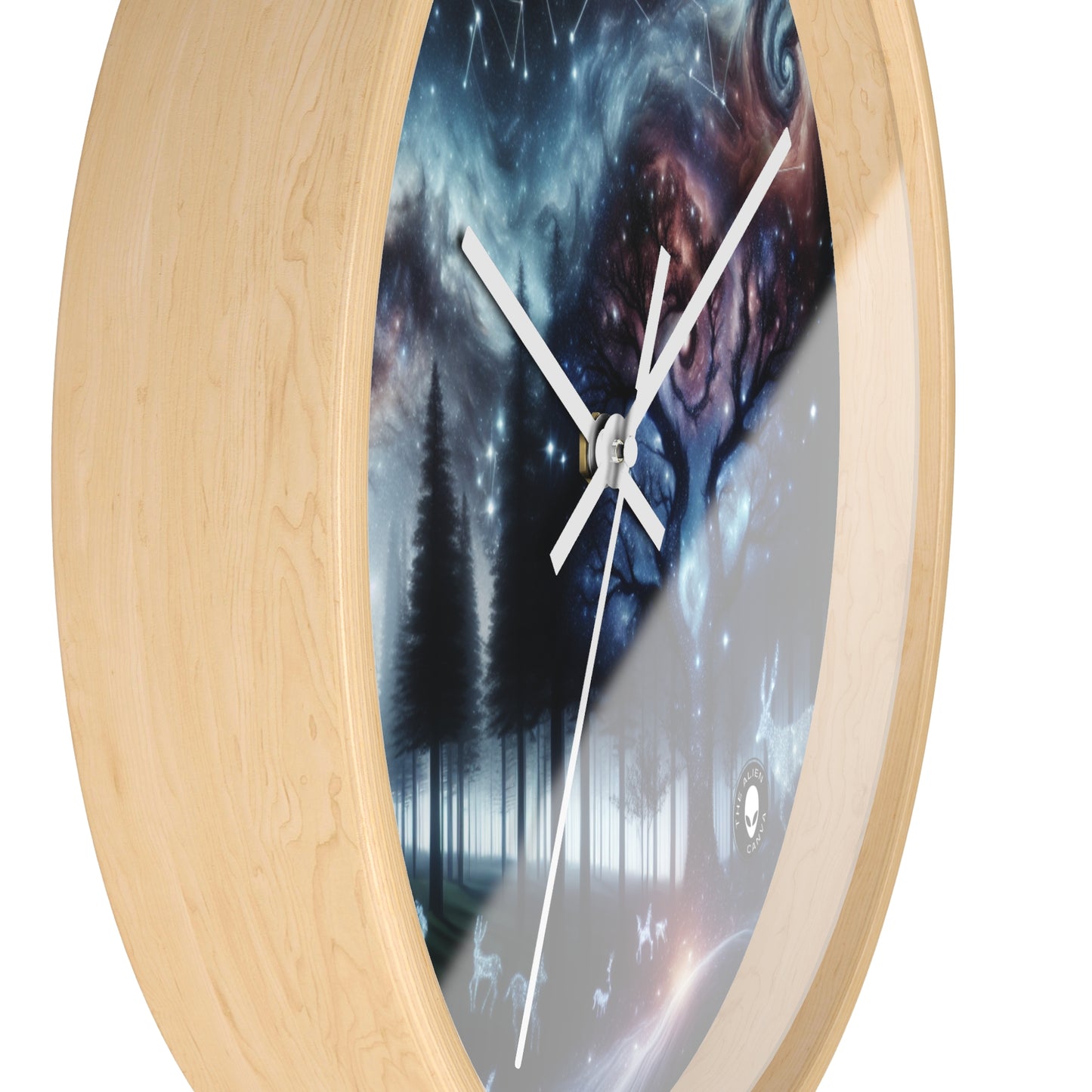 "Galactic Oasis" - The Alien Wall Clock