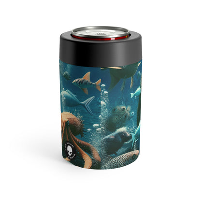 "La hora del té en el mar azul profundo" - El porta latas alienígena