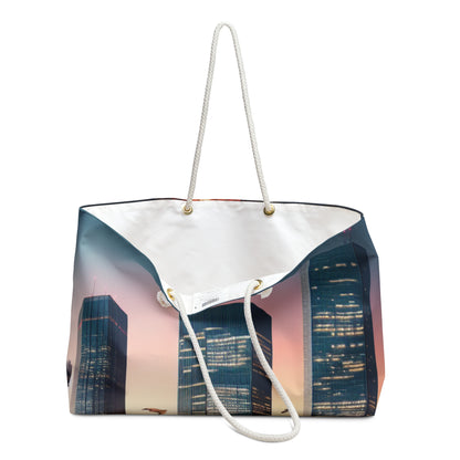 "Urban Zoology: A Surreal Cityscape" - The Alien Weekender Bag