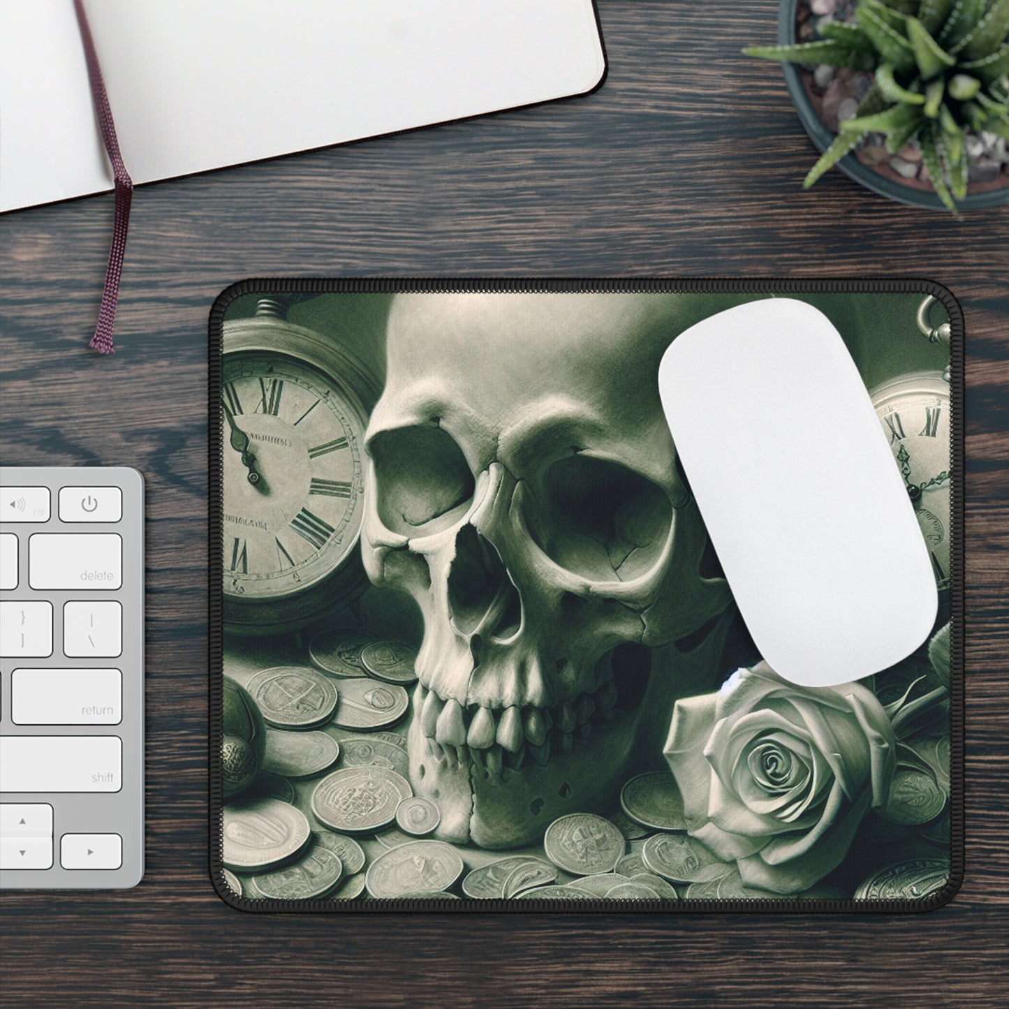 "Lingering Decay" - The Alien Gaming Mouse Pad Estilo de pintura Vanitas