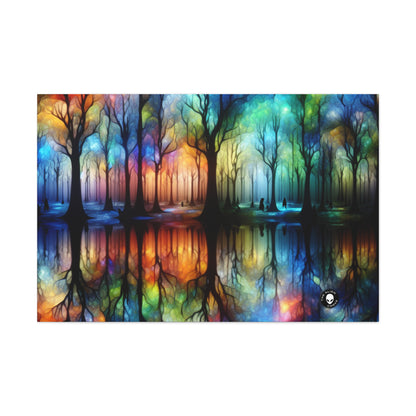 "Enchanted Rainbow Woods" - The Alien Canva