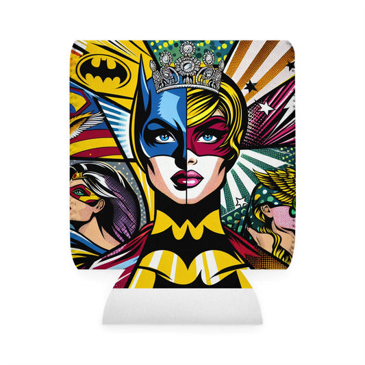 "Heroes of Pop Art: An Intermixing of Icons" - The Alien Can Cooler Sleeve Pop Art Style