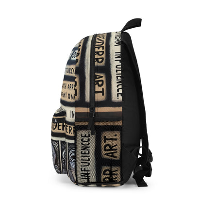 "Intersecting Realities: An Outsider Art Interpretation" - The Alien Backpack Outsider Art