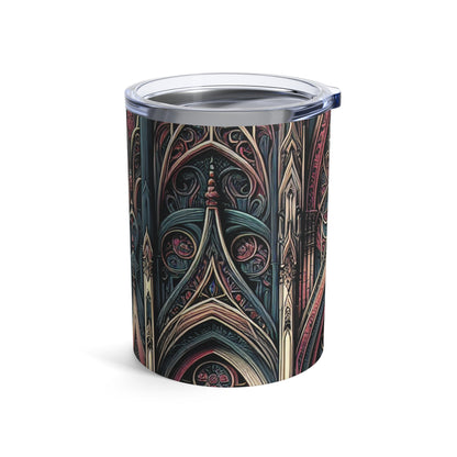 "Solace in Shadows: A Gothic Masterpiece of Eternal Darkness and Melancholic Beauty" - The Alien Tumbler 10oz Gothic Art