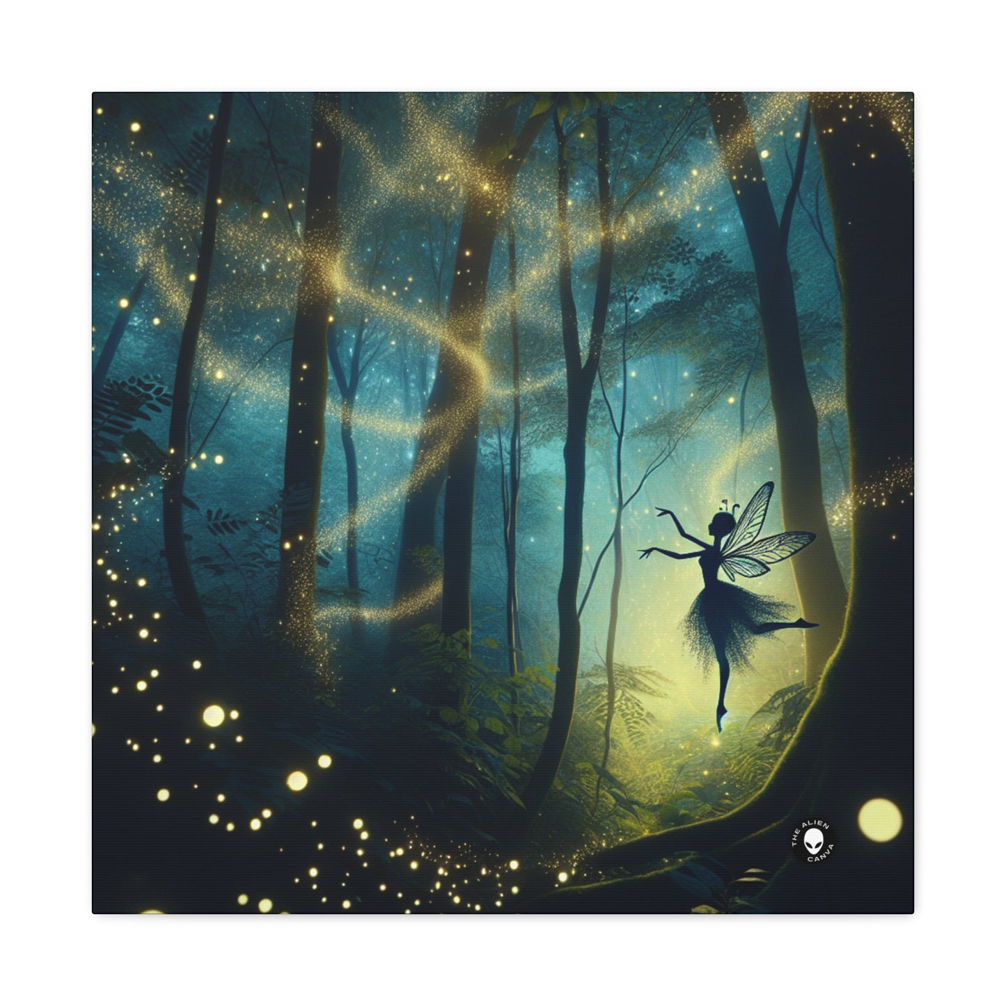 "Enchanted Forest: Firefly Dance" - The Alien Canva