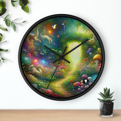 « Jardin mystique de l'enchantement » - L'horloge murale extraterrestre