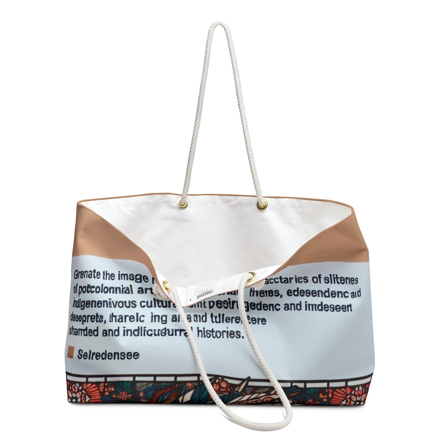 "Resilience Unveiled: A Postcolonial Celebration" - The Alien Weekender Bag Postcolonial Art