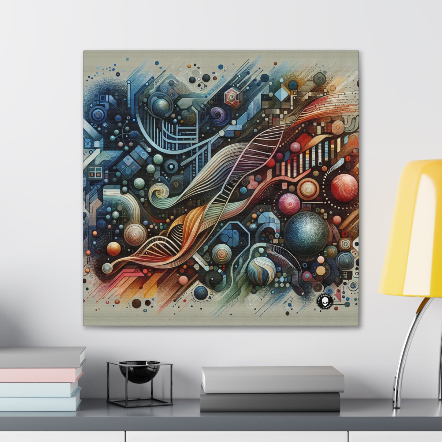 "Bio-Futurism: Butterfly Wing Inspired Art" - The Alien Canva Bio Art