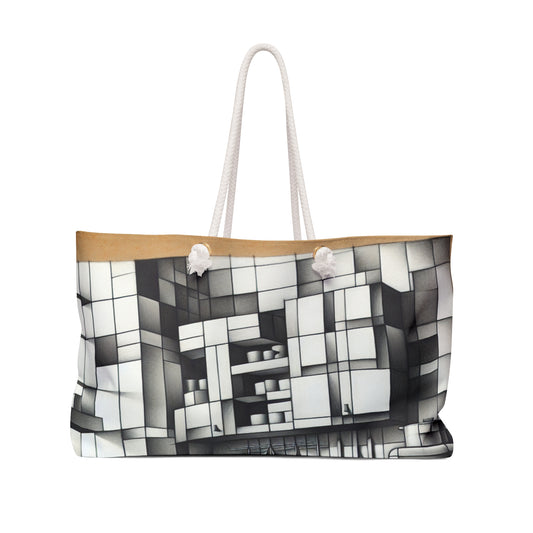 "Cubist Kitchen Collage" - The Alien Weekender Bag Cubism Style
