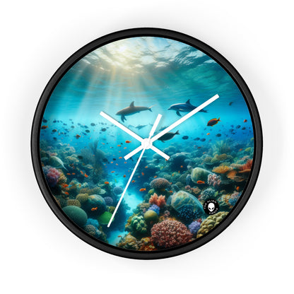 "Underwater Symphony" - The Alien Wall Clock