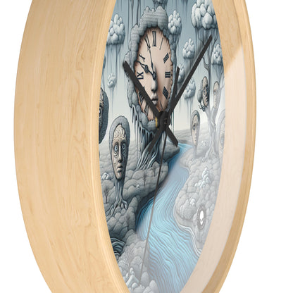 "Fantasy Wonderland: Where Time Bends and Trees Talk" - The Alien Wall Clock