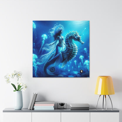 "Magia de sirena: viaje con el caballito de mar gigante" - The Alien Canva