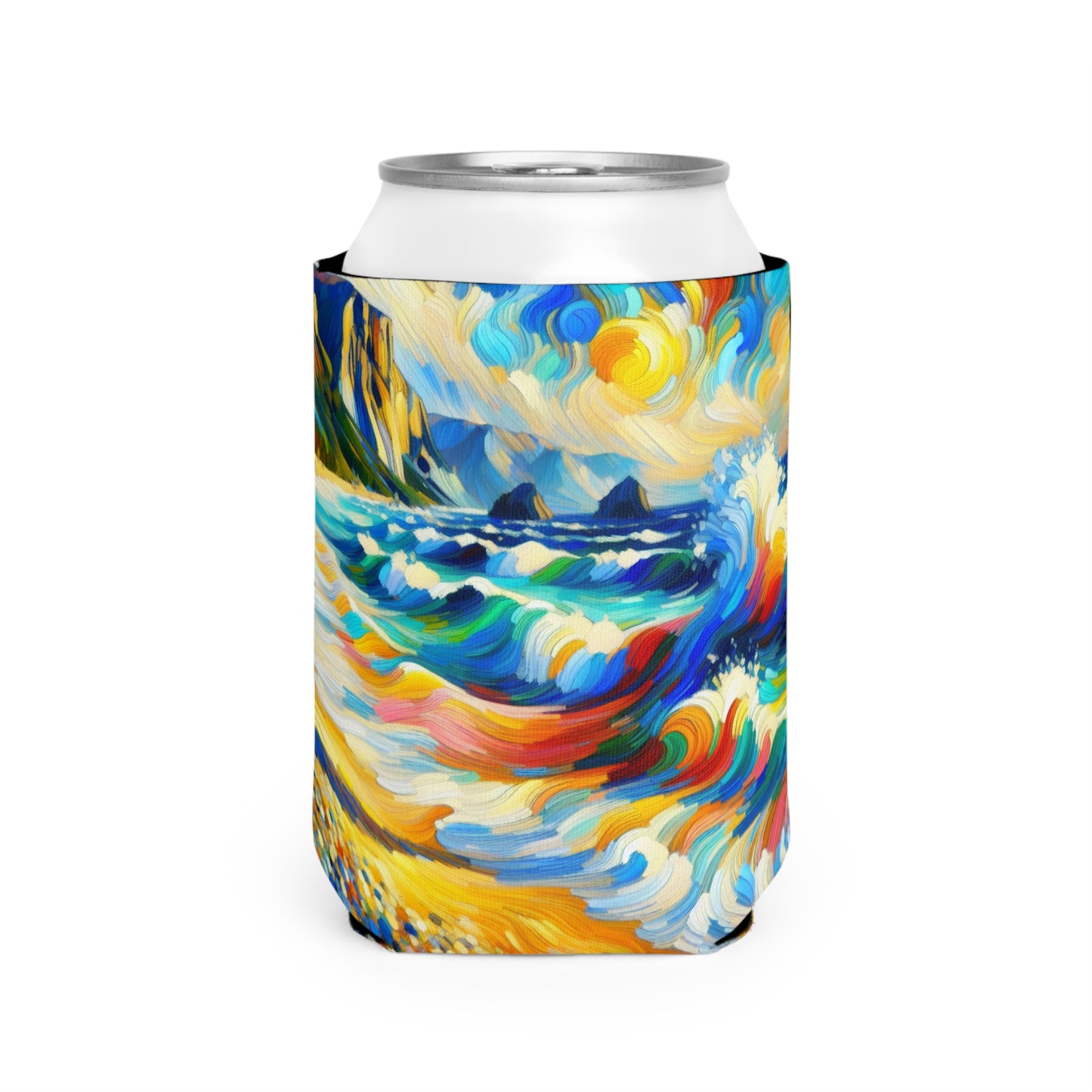 "The Fauvist Shore" - Le fauvisme Alien Can Cooler Sleeve