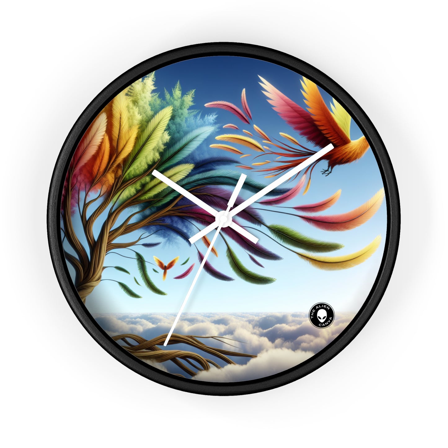 "Fantastical Flora & Fauna: A World of Whimsical Switches" - The Alien Wall Clock