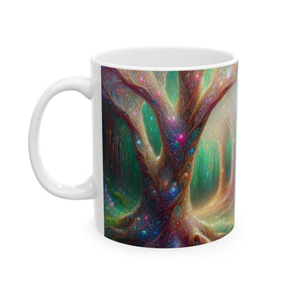 "Crystal Forest Fantasia" - The Alien Ceramic Mug 11oz