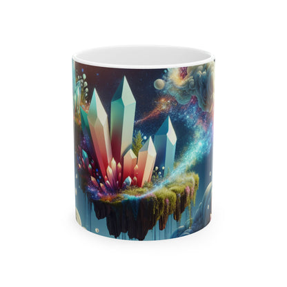 Taza de cerámica de 11 oz de Dreamscape Delights - The Alien