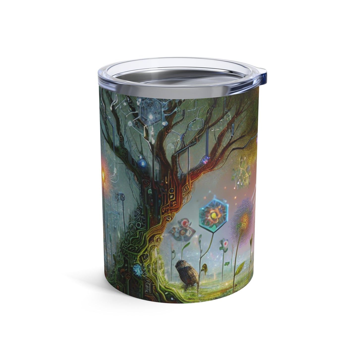 "Fusion techno-naturelle : l'avenir du bio art" - The Alien Tumbler 10oz Bio Art