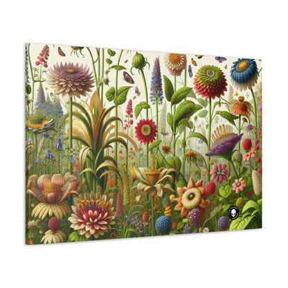 "Enchanted Garden: A Whimsical Scene" - The Alien Canva