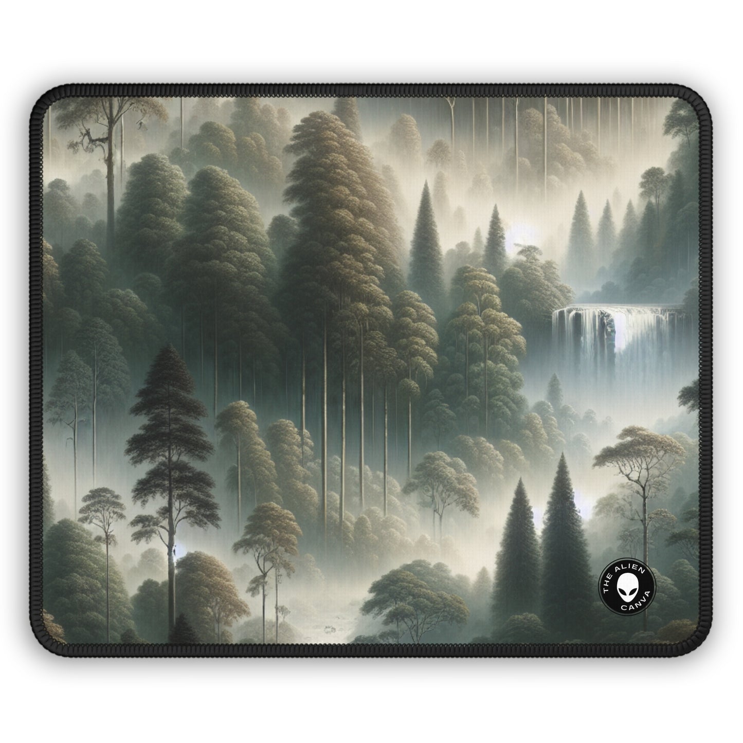 « Misty Forest Retreat » – Le tapis de souris de jeu Alien